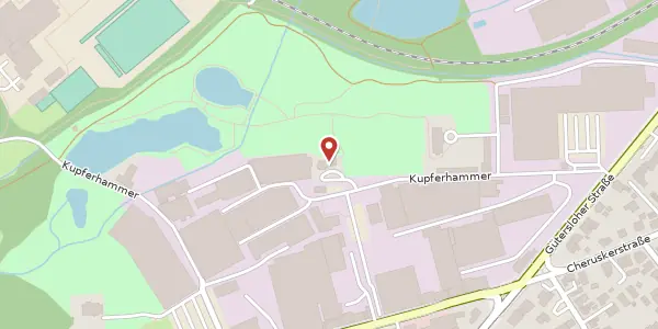 Karte der Umgebung von Kupferhammer 44, 33649 Bielefeld