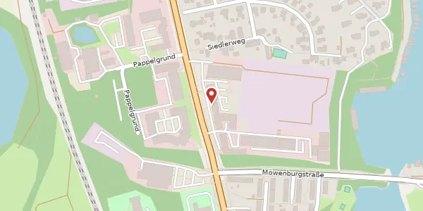 Karte der Umgebung von Wismarsche Straße 325, 19055 Schwerin