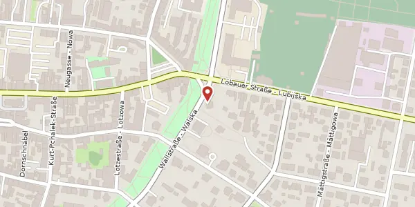 Karte der Umgebung von Wallstraße 1, 02625 Bautzen