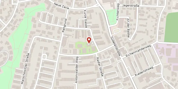 Karte der Umgebung von Reichenberger Str. 8, 87600 Kaufbeuren-Neugablonz