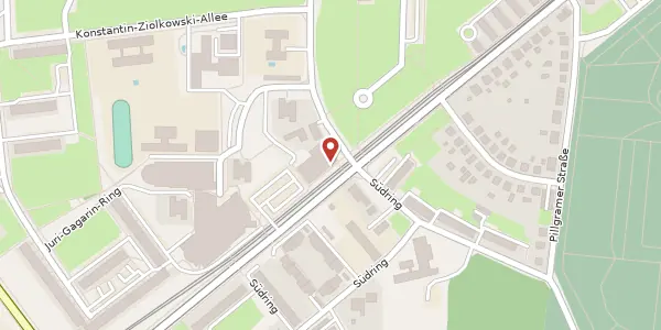 Karte der Umgebung von Leipziger Str. 95-98, 15236 Frankfurt