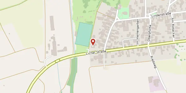 Karte der Umgebung von Licher Straße 25, 35321 Laubach