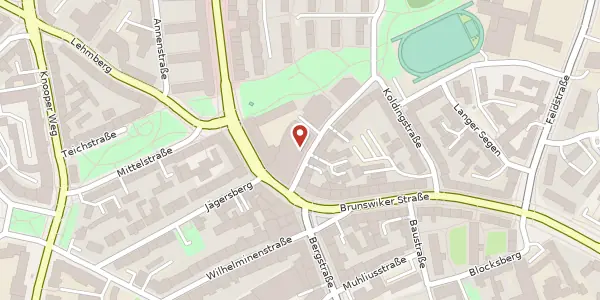 Karte der Umgebung von Preußerstraße 1 - 9, 24105 Kiel