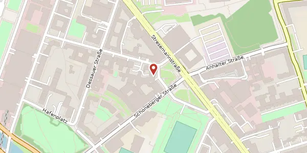 Karte der Umgebung von Askanischer Platz 3, 10963 Berlin