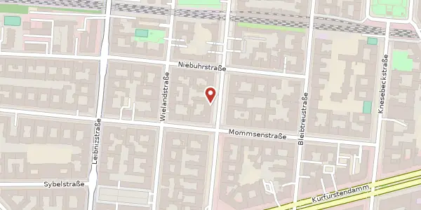 Karte der Umgebung von Schlüterstraße 32, 10629 Berlin