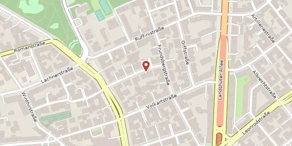 Karte der Umgebung von Bothmerstr. 14, 80634 München