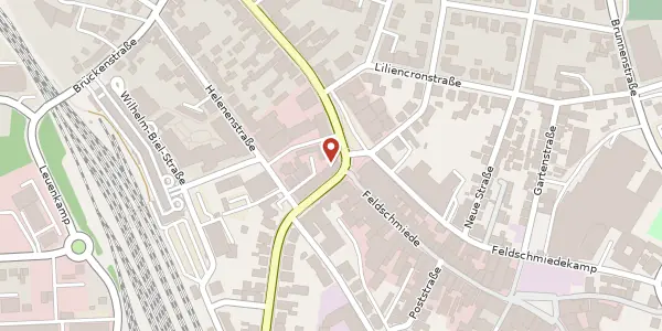 Karte der Umgebung von Bahnhofstraße 2, 25524 Itzehoe