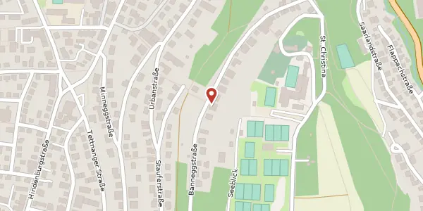 Karte der Umgebung von Banneggstraße 39/01, 88214 Ravensburg