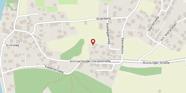 Karte der Umgebung von Madeggerweg 13 a, 82541 Münsing-Ammerland