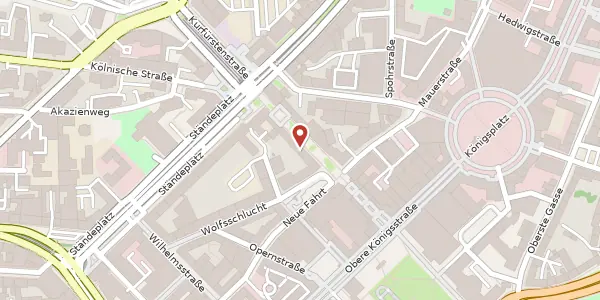 Karte der Umgebung von Treppenstraße 9, 34117 Kassel