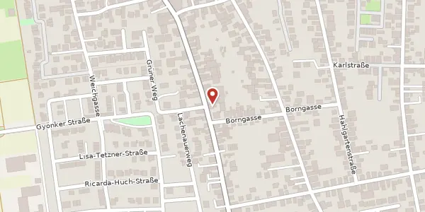 Karte der Umgebung von Oberndorfer Str. 40, 64347 Griesheim
