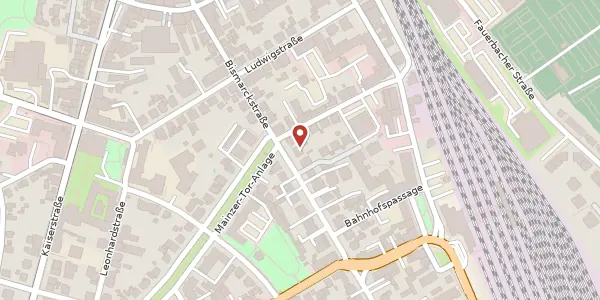 Karte der Umgebung von Bismarckstr. 22, 61169 Friedberg