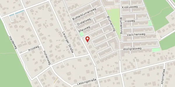 Karte der Umgebung von Ehrenpreisweg 5, 15566 Schöneiche