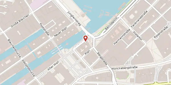 Karte der Umgebung von Reesendamm 3, 20095 Hamburg