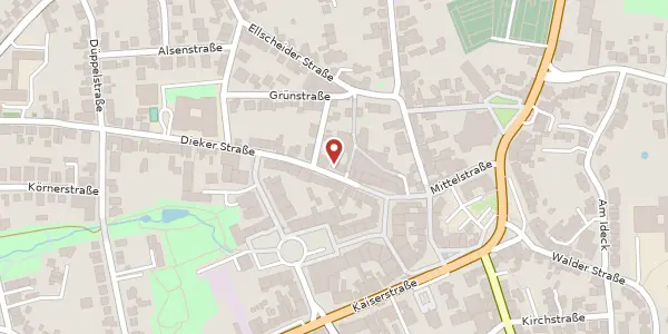 Karte der Umgebung von Dieker Str. 93, 42781 Haan