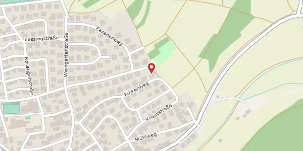 Karte der Umgebung von Finkenweg 21, 75391 Gechingen