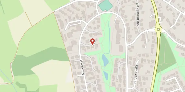 Karte der Umgebung von Zum Bachlauf 6, 58339 Breckerfeld