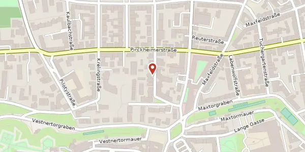 Karte der Umgebung von Friedrichstr. 15, 90408 Nürnberg