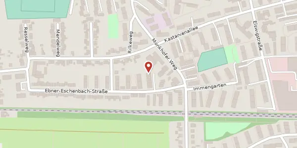 Karte der Umgebung von Ebner-Eschenbach-Straße 12g, 23562 Lübeck