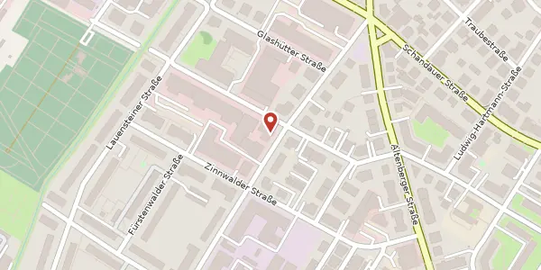 Karte der Umgebung von Bärensteiner Straße 14, 01277 Dresden