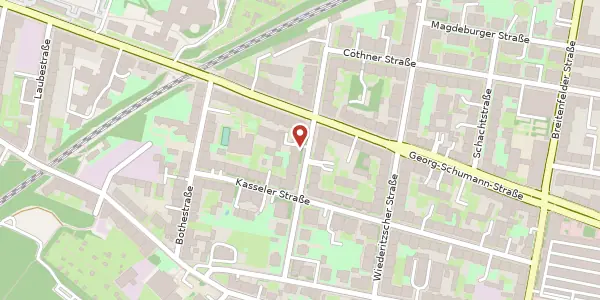Karte der Umgebung von Mottelerstraße 9, 04155 Leipzig