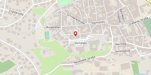 Karte der Umgebung von Domplatz 12, 34560 Fritzlar