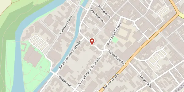 Karte der Umgebung von Schlossstraße 4, 55543 Bad Kreuznach
