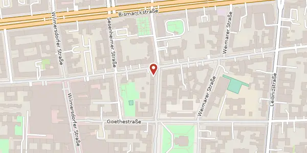 Karte der Umgebung von Krumme Straße 30, 10627 Berlin