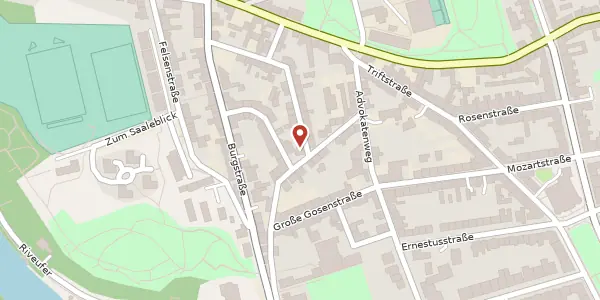 Karte der Umgebung von Gabelsberger Str. 11, 06114 Halle (Saale)