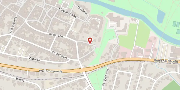 Karte der Umgebung von Probsteigasse 8, 48231 Warendorf