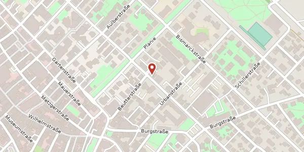 Karte der Umgebung von Kaiserstraße 79, 72764 Reutlingen