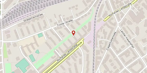 Karte der Umgebung von Mörfelder Landstr. 156, 60598 Frankfurt