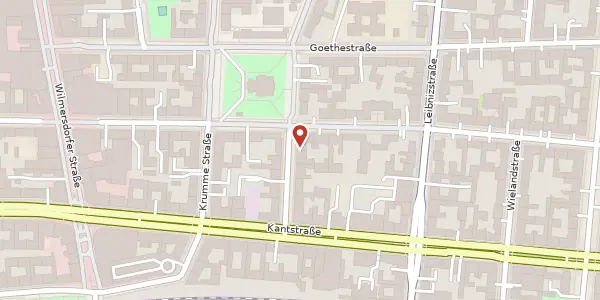 Karte der Umgebung von Weimarer Straße 29, 10625 Berlin