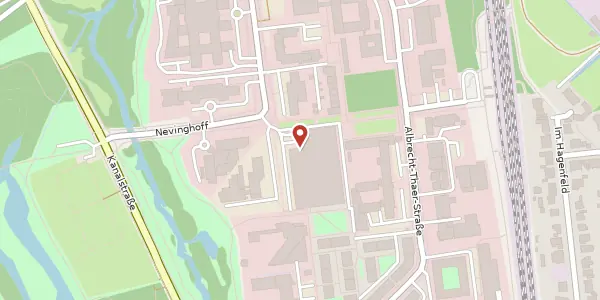 Karte der Umgebung von Nevinghoff 16, 48147 Münster