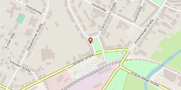 Karte der Umgebung von Bahnhofsplatz 10, 19348 Perleberg
