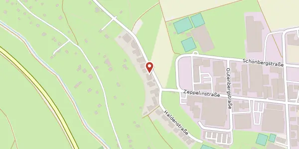 Karte der Umgebung von Oberer Haldenweg 9/2, 73760 Ostfildern