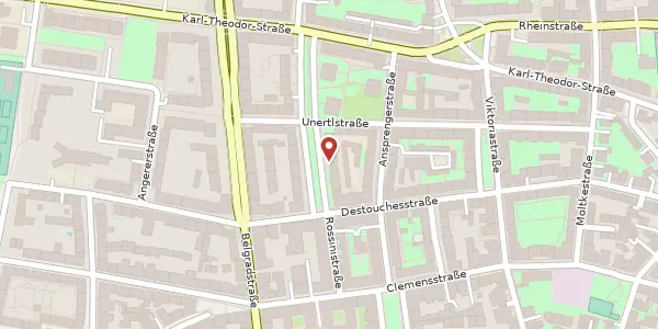 Karte der Umgebung von Degenfeldstr. 4, 80803 München