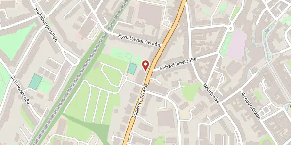 Karte der Umgebung von Eupener Strasse 2, 52066 Aachen