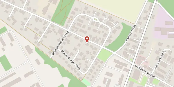 Karte der Umgebung von Ostlandstraße 29, 31582 Nienburg (Weser)