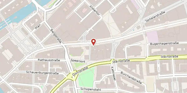 Karte der Umgebung von Mönckebergstraße 19, 20095 Hamburg