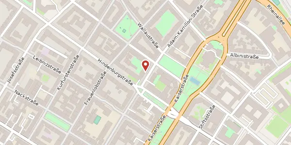Karte der Umgebung von Adam-Karrillon-Straße 19, 55118 Mainz