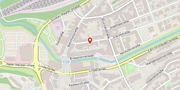 Karte der Umgebung von Wilhelmstraße 14, 66538 Neunkirchen