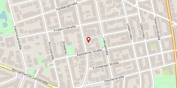 Karte der Umgebung von Freiherr-vom-Stein-Str. 24-26, 60323 Frankfurt