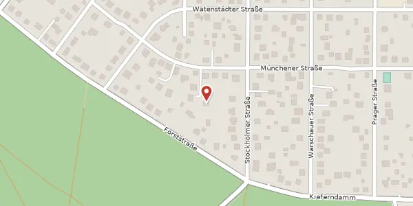 Karte der Umgebung von Münchener Str. 11 B, 15566 Schöneiche