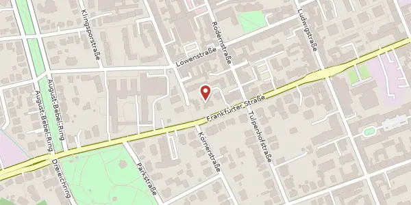 Karte der Umgebung von Frankfurter Str. 125, 63067 Offenbach