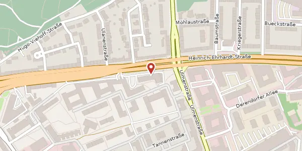 Karte der Umgebung von Johannstr. 39, 40479 Düsseldorf