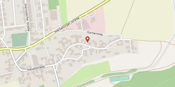 Karte der Umgebung von Hauptstr. 18, 06242 Braunsbedra