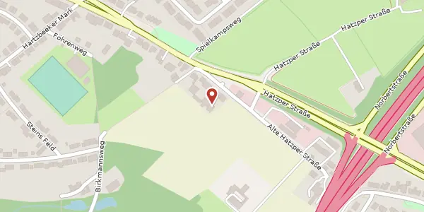 Karte der Umgebung von Alte Hatzper Str. 10 b, 45149 Essen