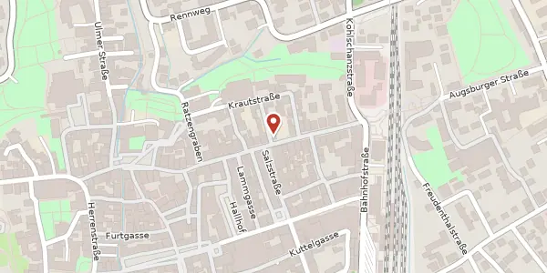Karte der Umgebung von Kalchstr. 29, 87700 Memmingen
