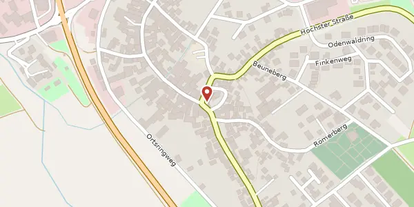 Karte der Umgebung von Heidelberger Str. 24, 64395 Brensbach